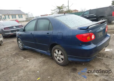 2004 Toyota Corolla S из США, поврежденный, VIN 2T1BR32E84C242300